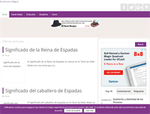Tablet Screenshot of esoterismomagico.com
